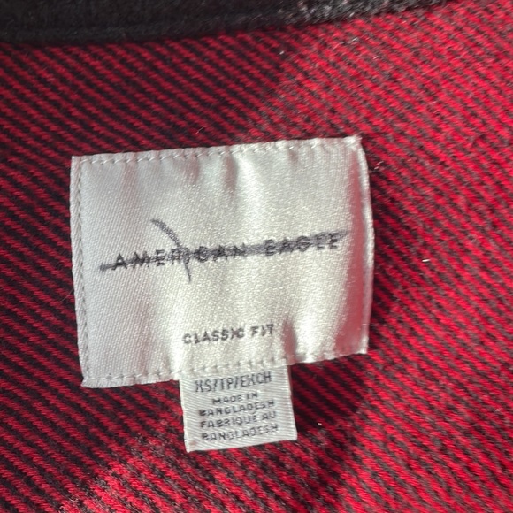 Size Mens XS American Eagle Flannel - Picture 5 of 6